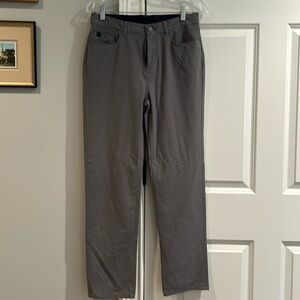 Vineyard Vines, On The Go Pant 5 Pocket Pant, boys size 18, gray